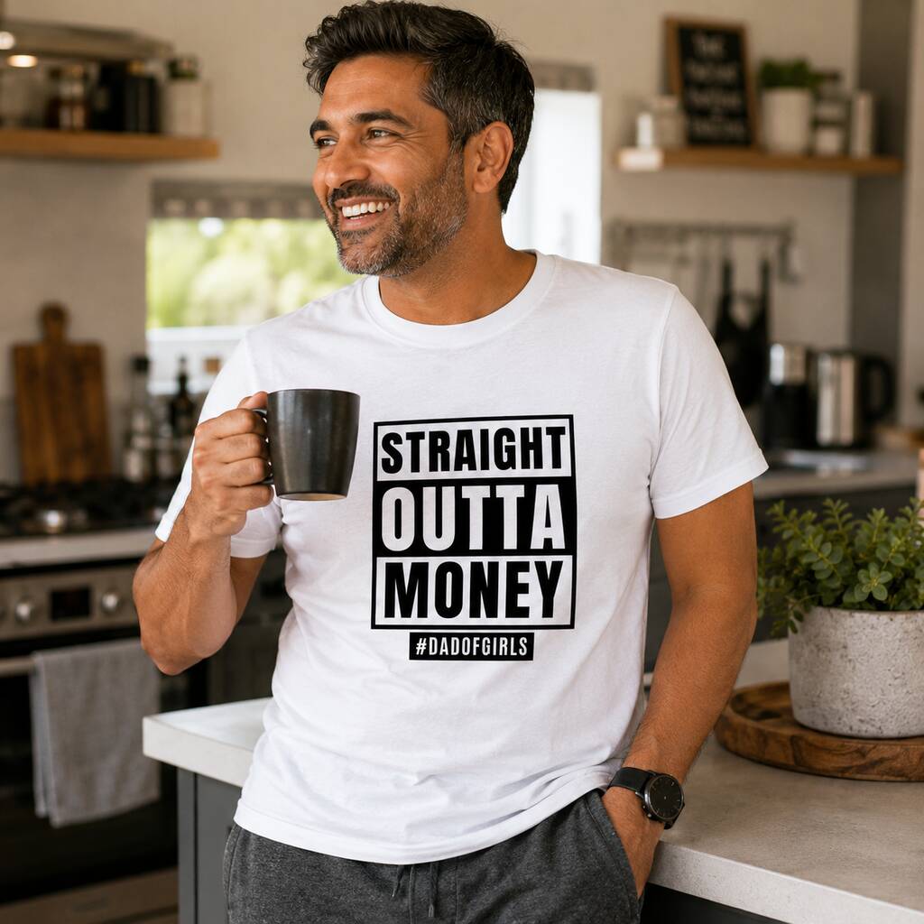 Straight Outta Money Dad T-Shirt