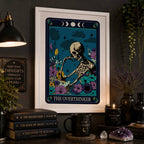 Tarot The Overthinker Typographic Print