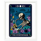 Tarot The Overthinker Typographic Print