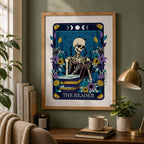 Tarot The Reader Typographic Print