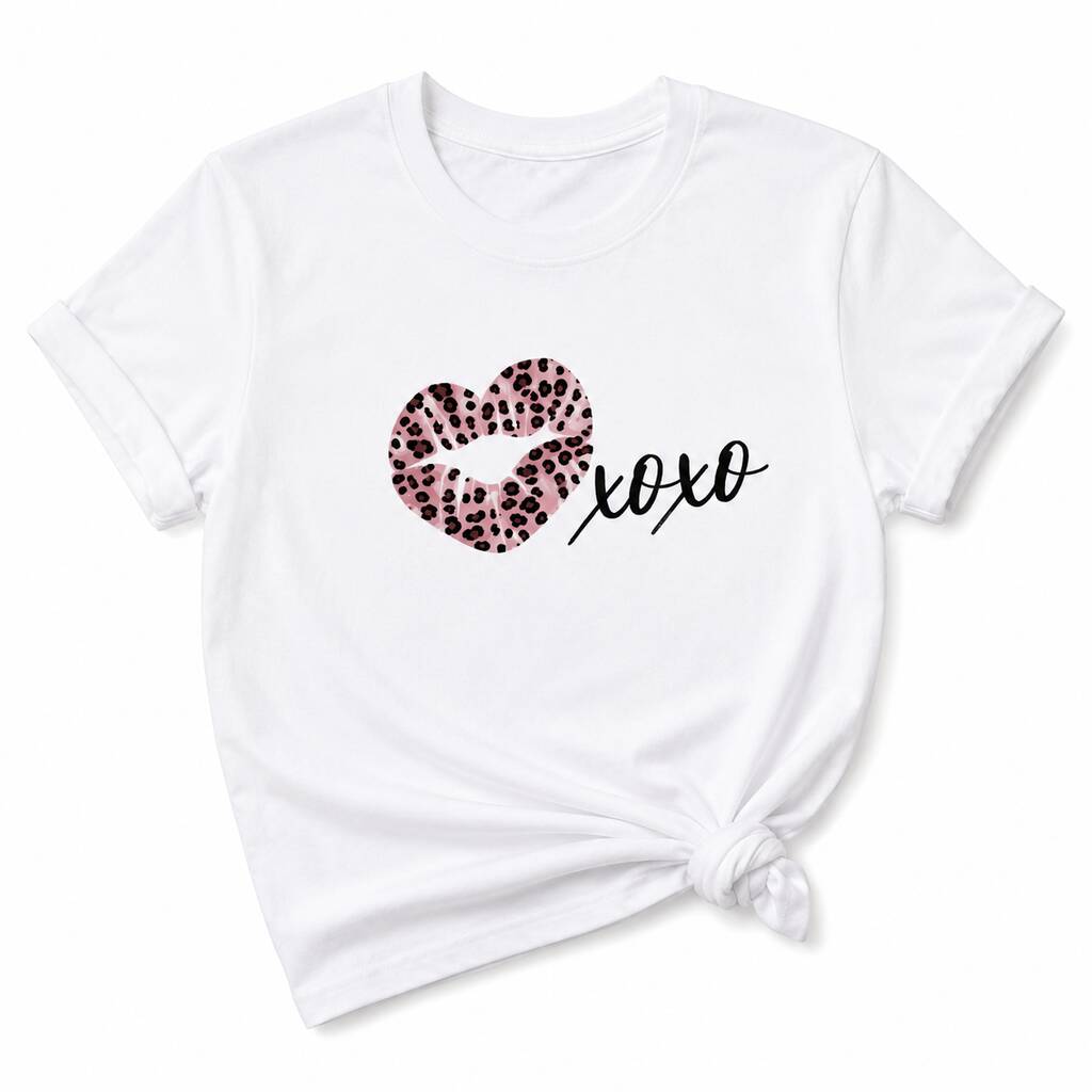 Leopard Print XOXO T-Shirt