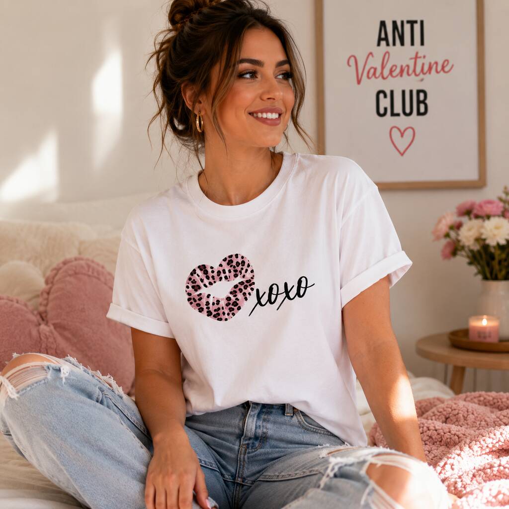 Leopard Print XOXO T-Shirt