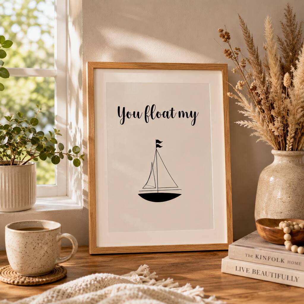 You Float My Boat Print