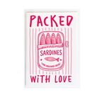 Packed With Love Funny Sardines Valentines Card