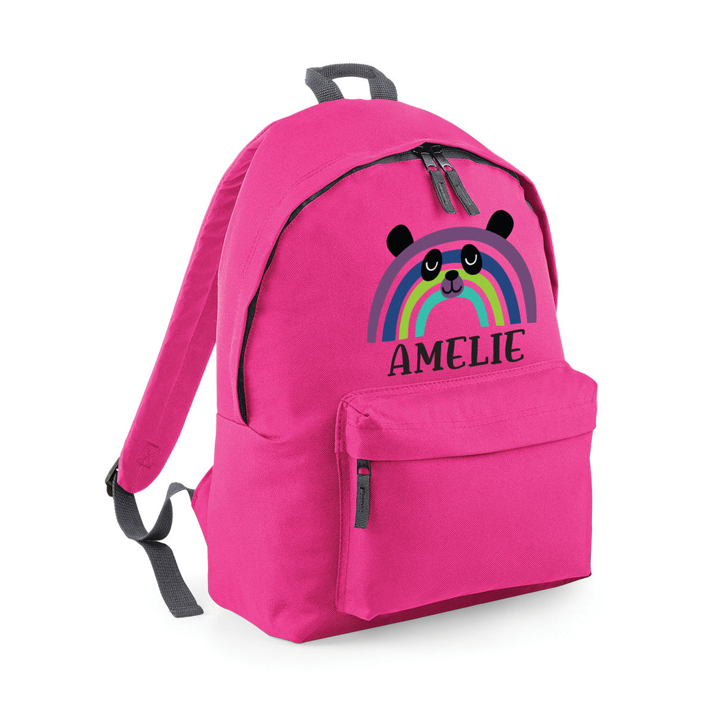 Personalised Panda Back to School Back Pack