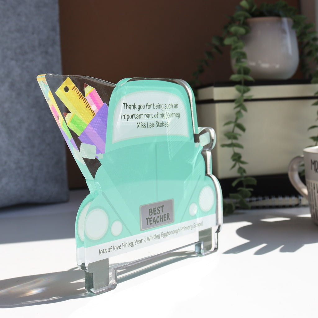 Personalised Teacher Gift Desk Stand