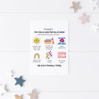 Personalised First Day Of School Card