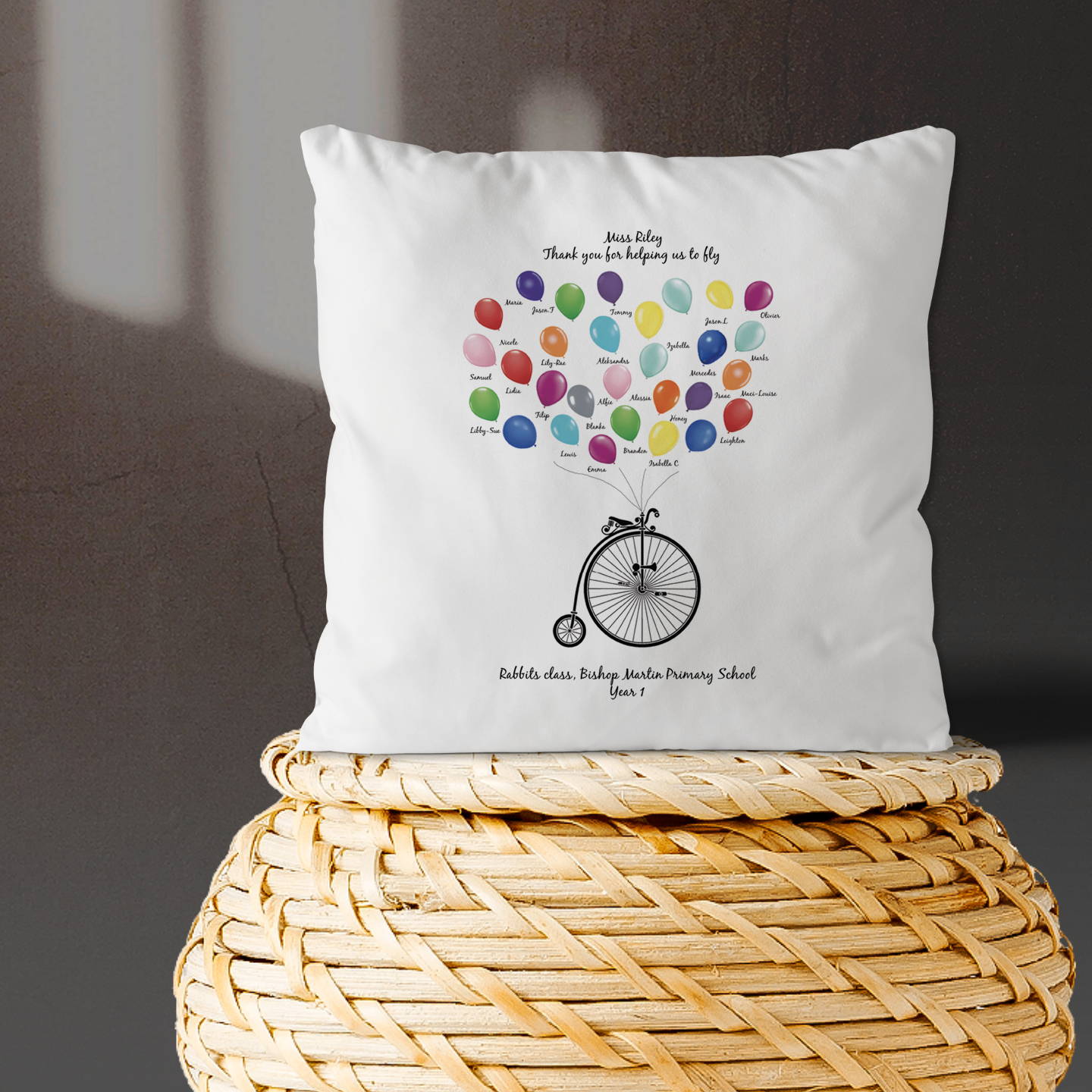 Teacher Thank You Cushion