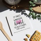 Teacher Thank You Massive Heart Coaster