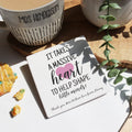 Teacher Thank You Massive Heart Coaster