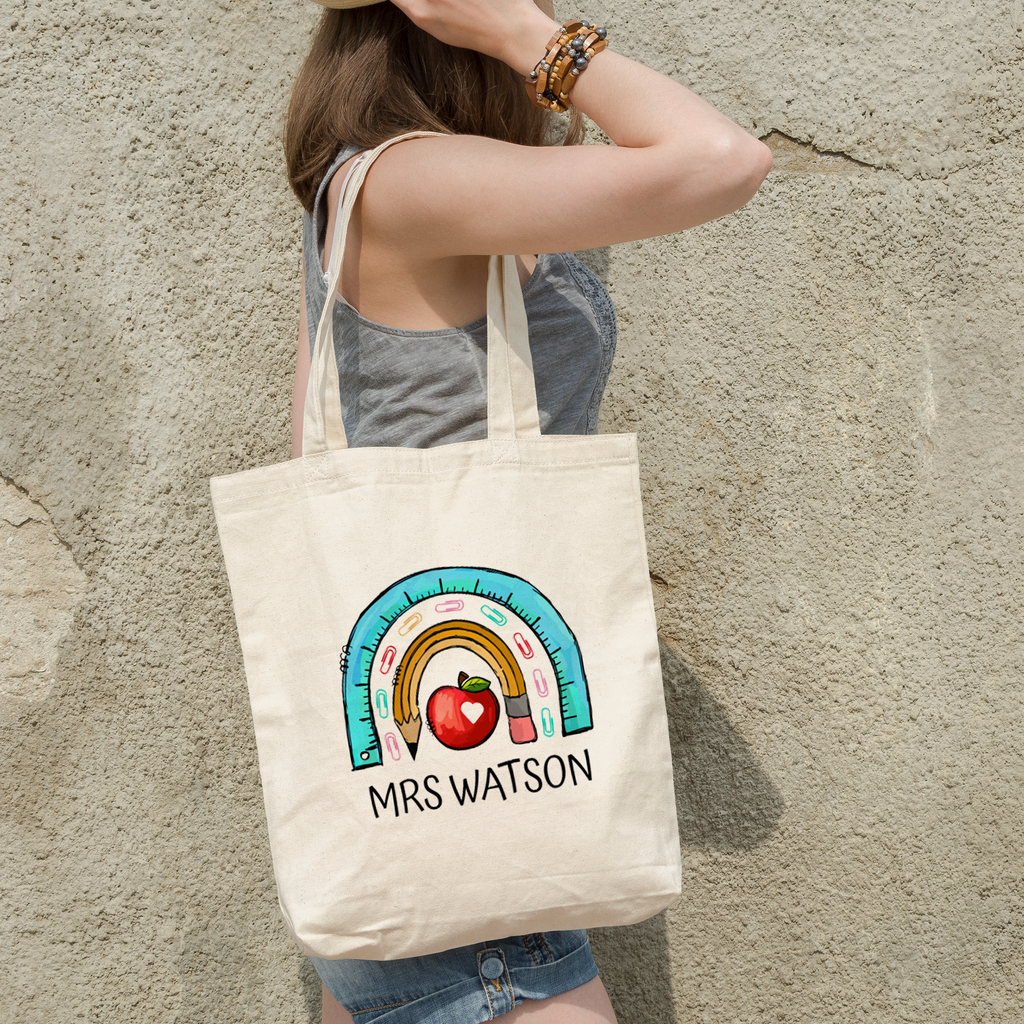 Teacher Gift Personalised Tote Bag
