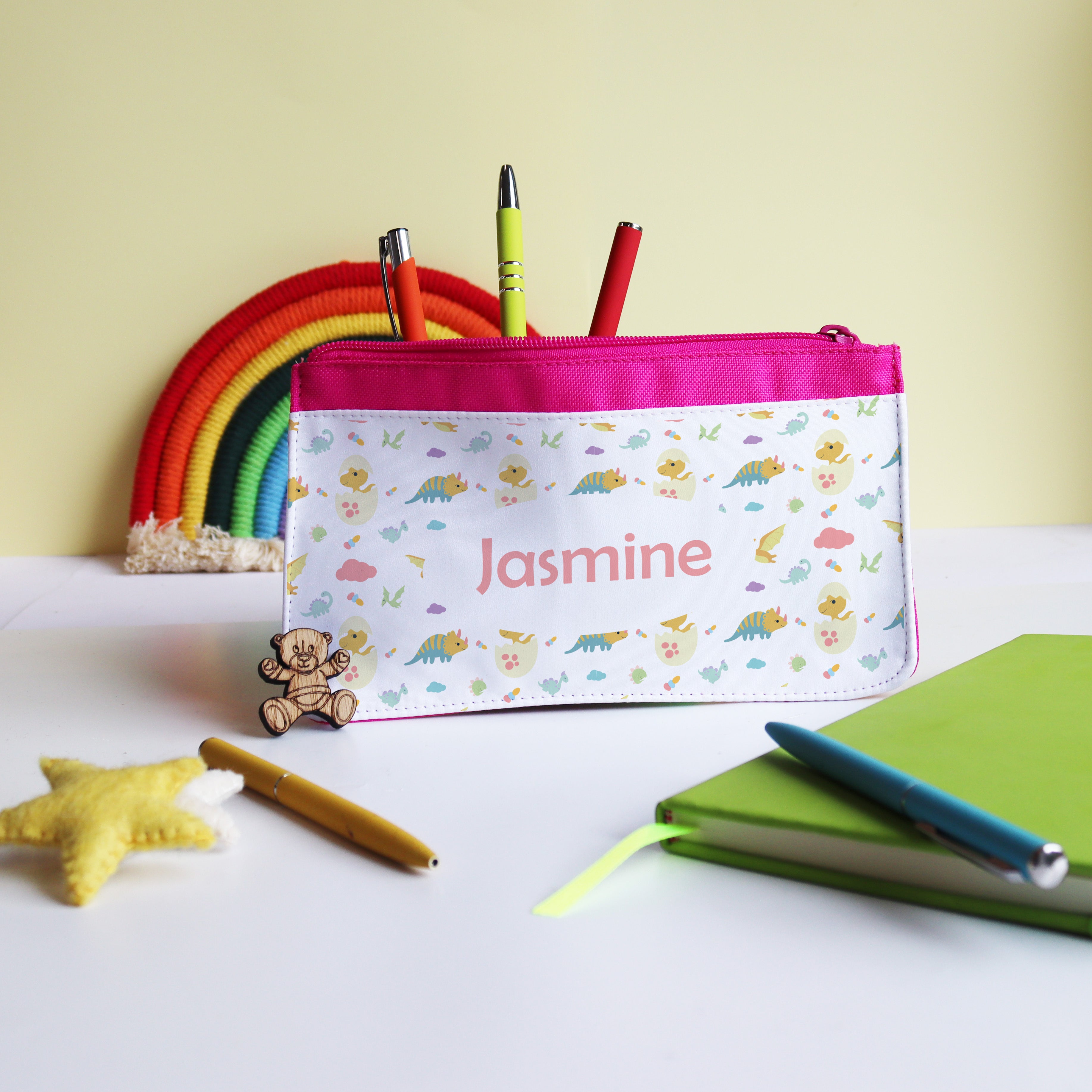 Baby Dinosaur Personalised Pencil Case