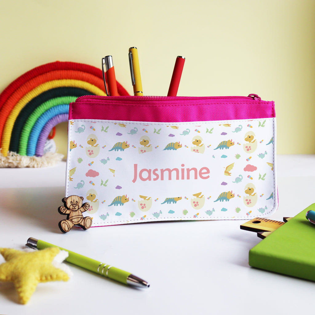 Baby Dinosaur Personalised Pencil Case