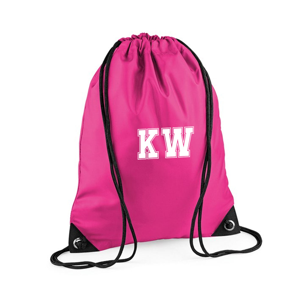 Personalised Initial Pe Bag/Gym Sack