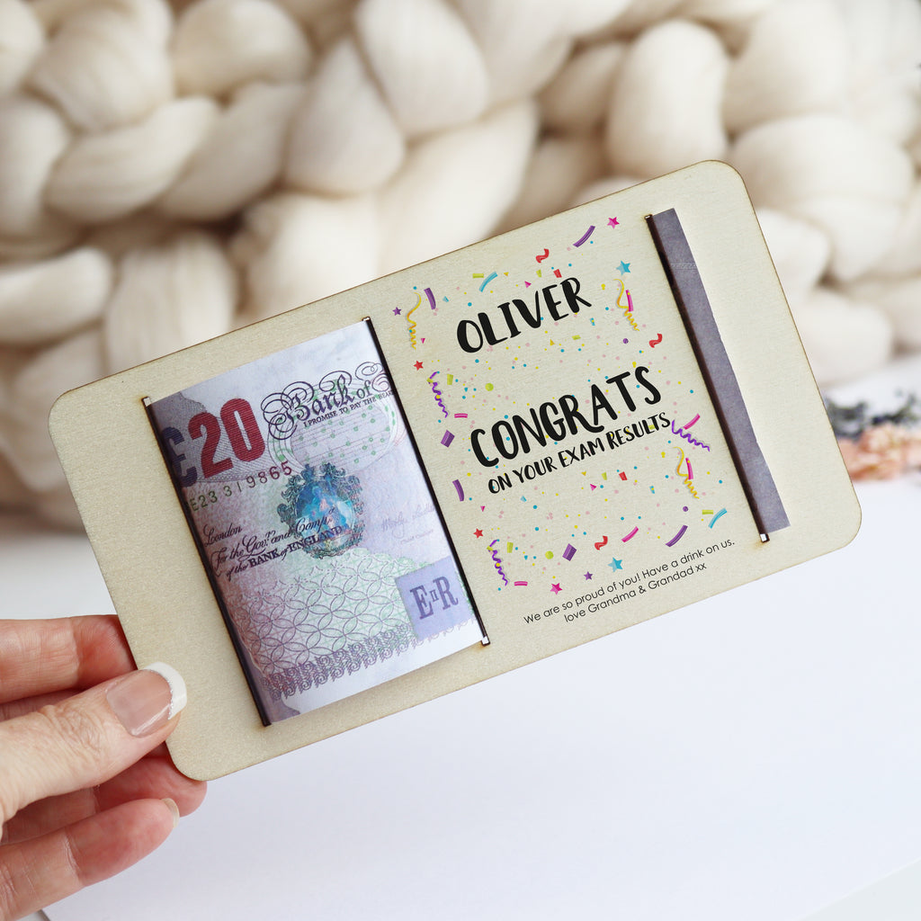 Personalised Money Gift Holder