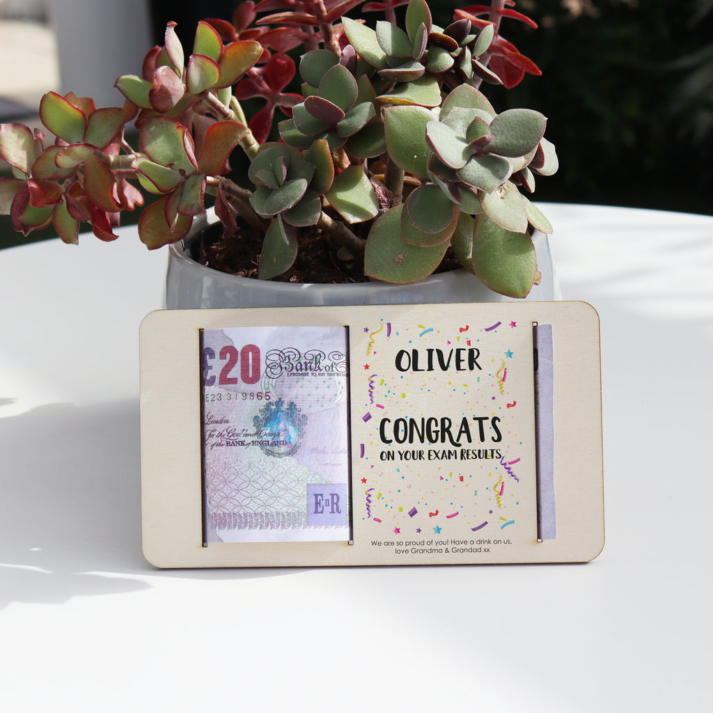 Personalised Money Gift Holder