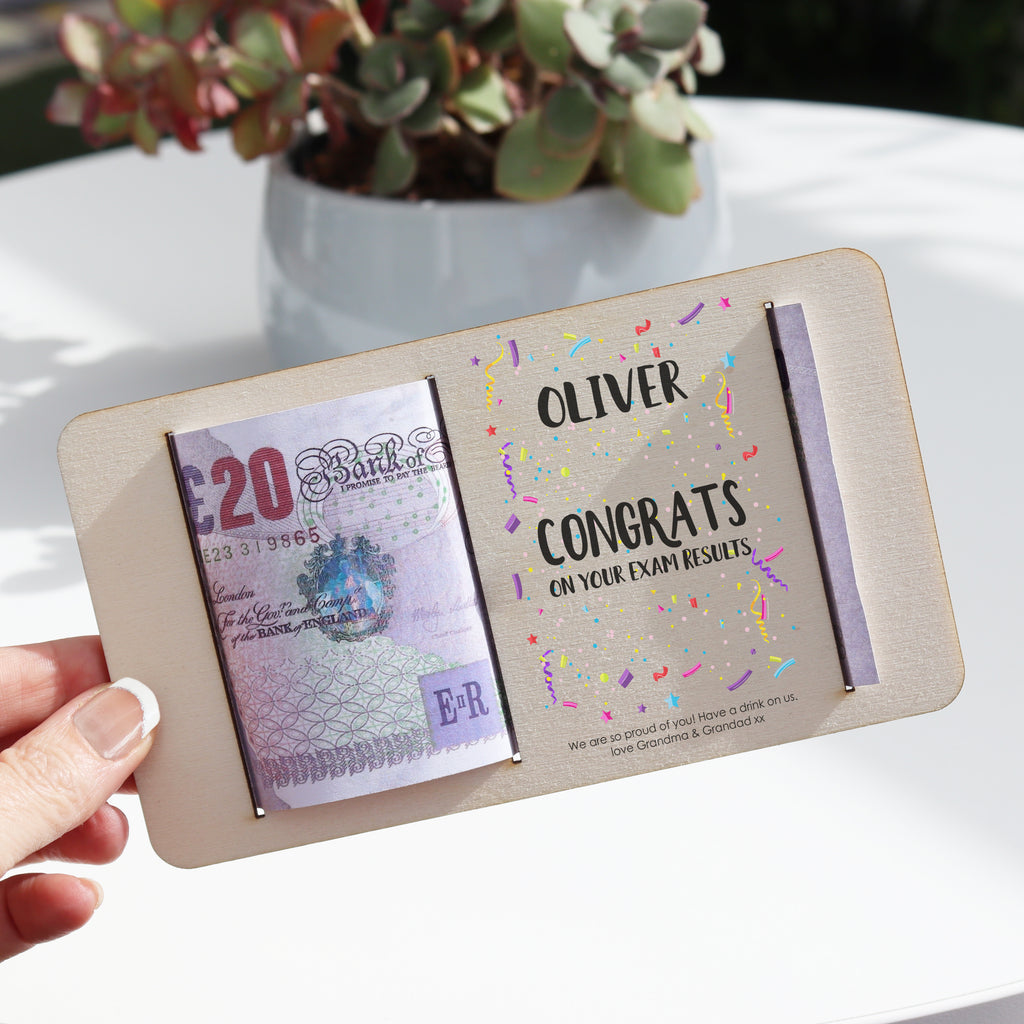 Personalised Money Gift Holder
