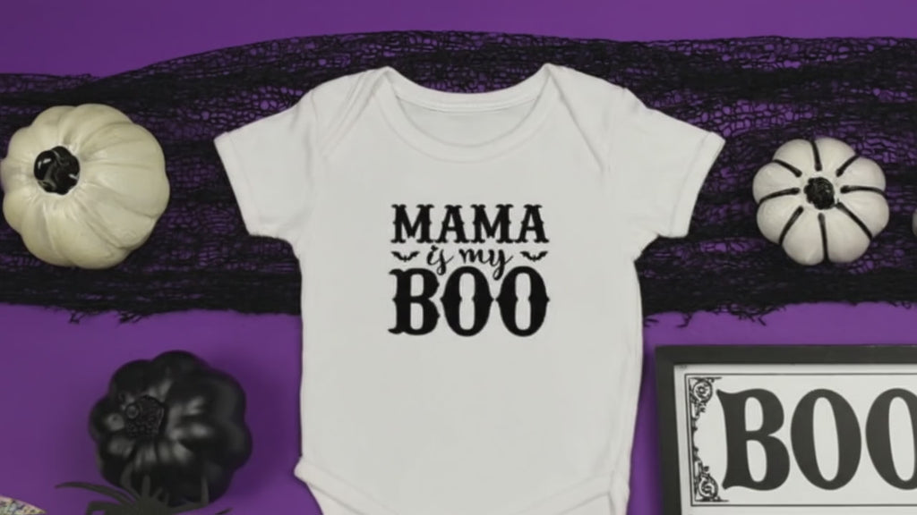 Mama Is My Boo Halloween Baby Grow