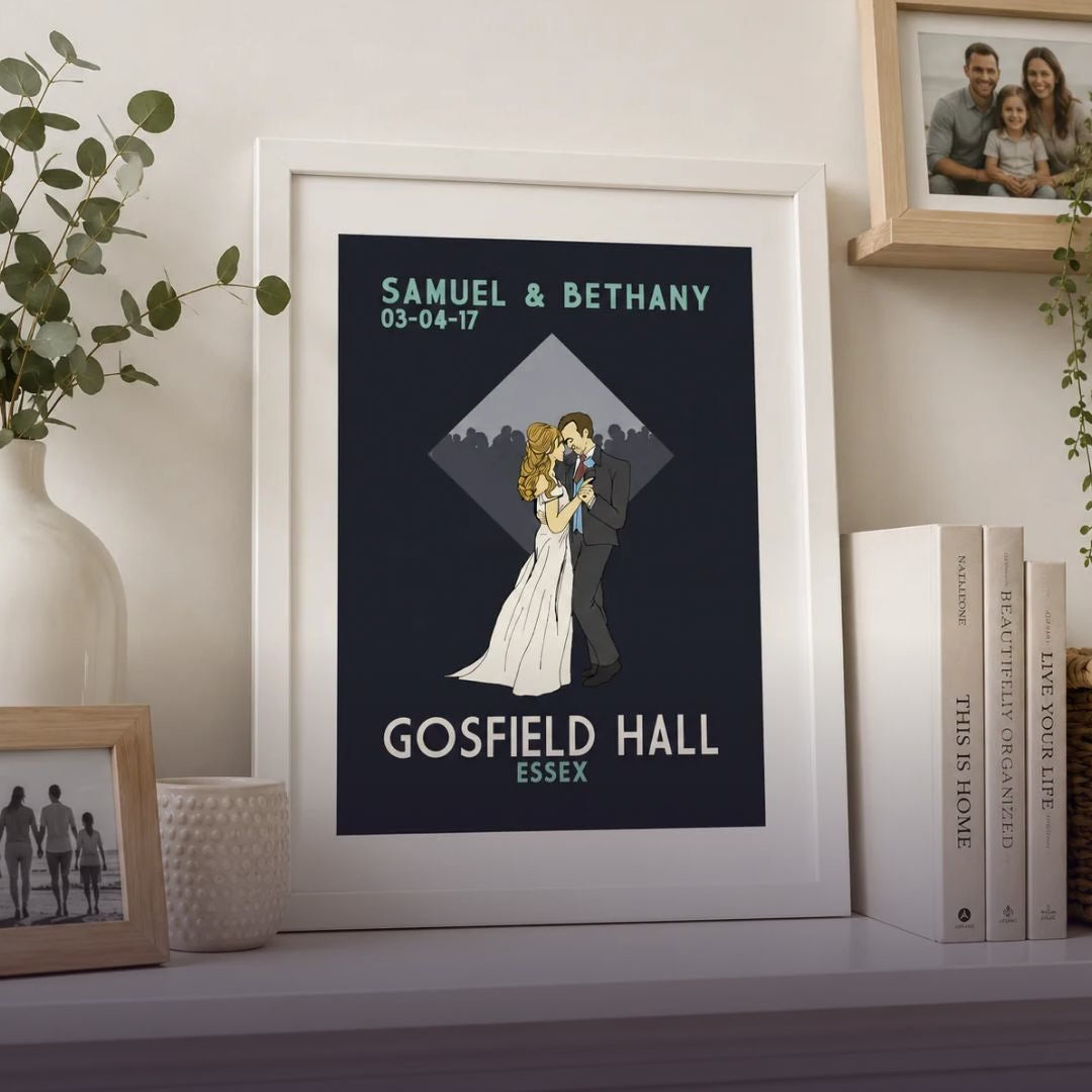 Personalised Vintage First Dance Wedding Print