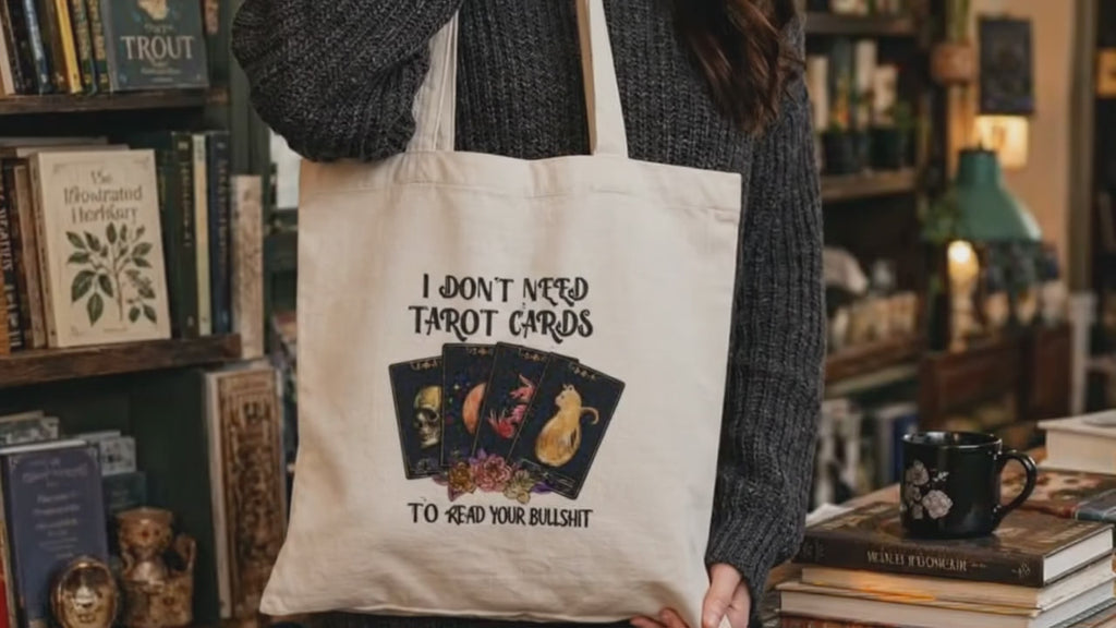 Funny Tarot Tote Bag