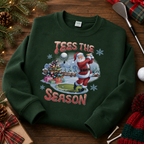 Green Tees The Season Golf Christmas Jumper