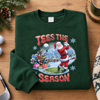 Green Tees The Season Golf Christmas Jumper