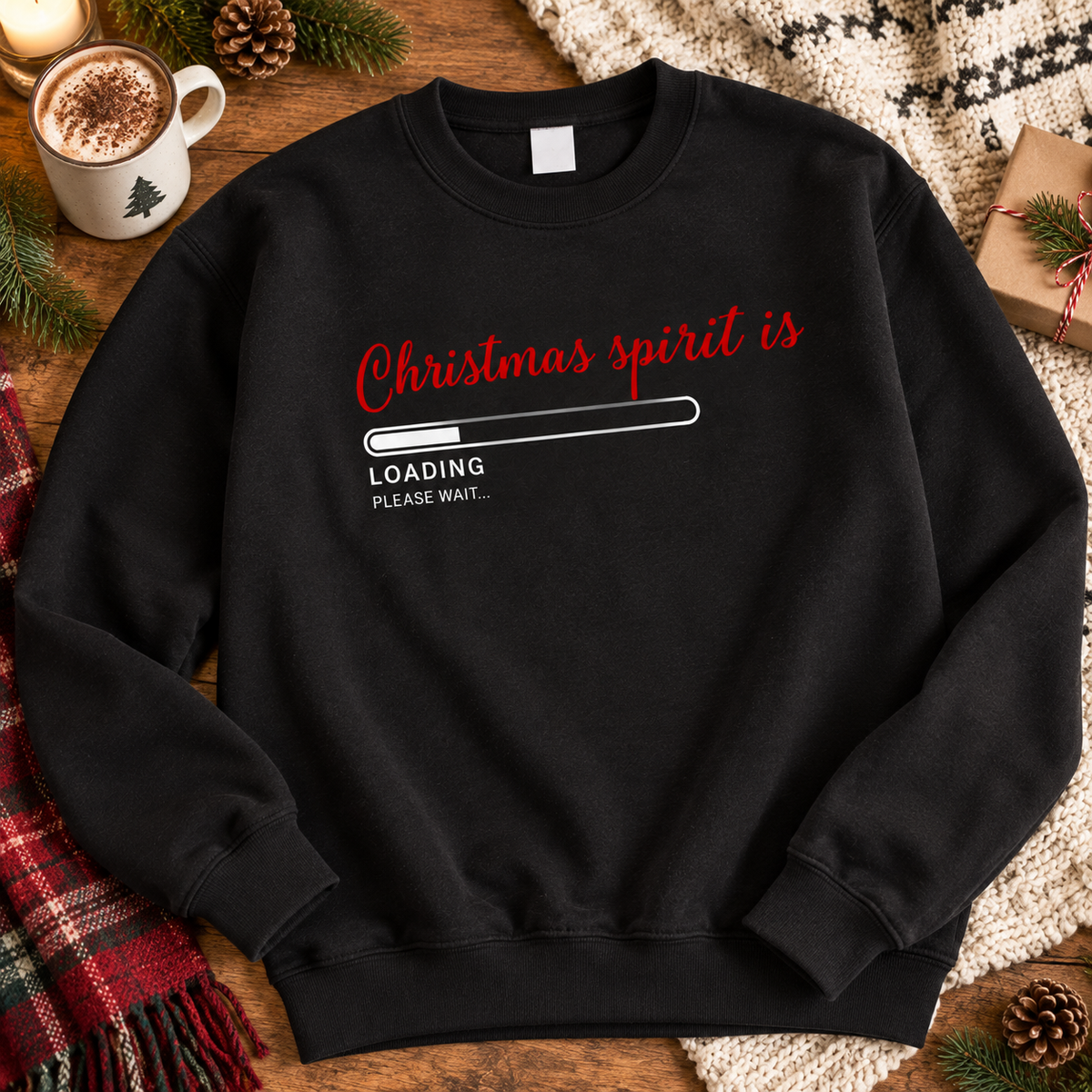 Christmas Spirit Is Loading… Christmas Jumper