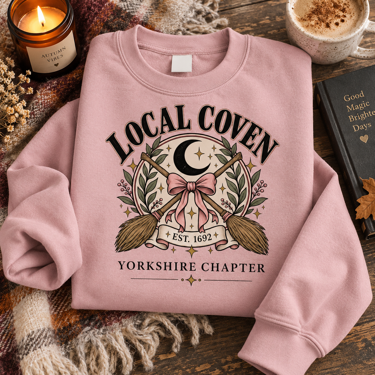 Personalised Local Coven Witchy Sweatshirt