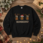 Black Reinbeers Beer Christmas Jumper