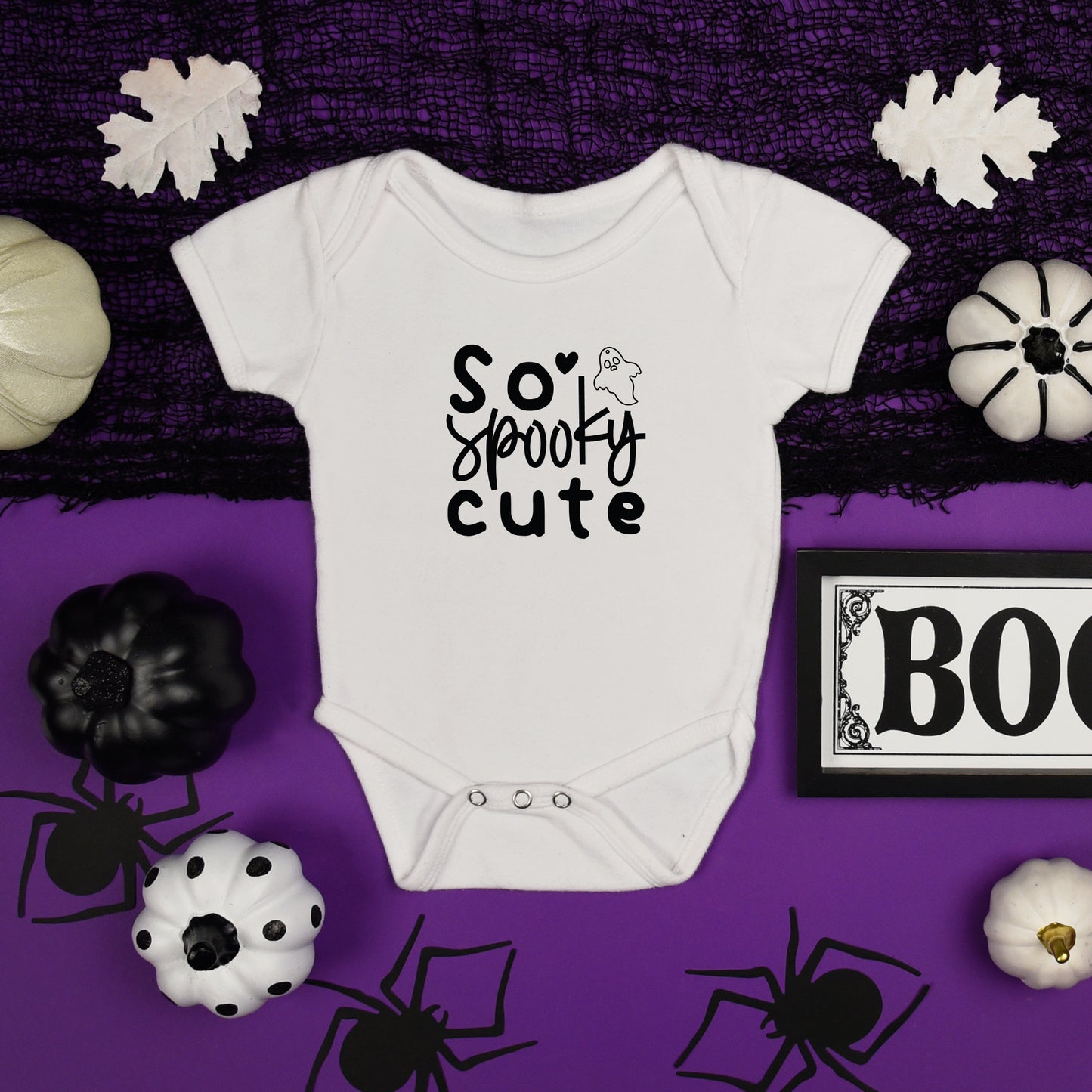 So Spooky Cute Halloween Baby Grow