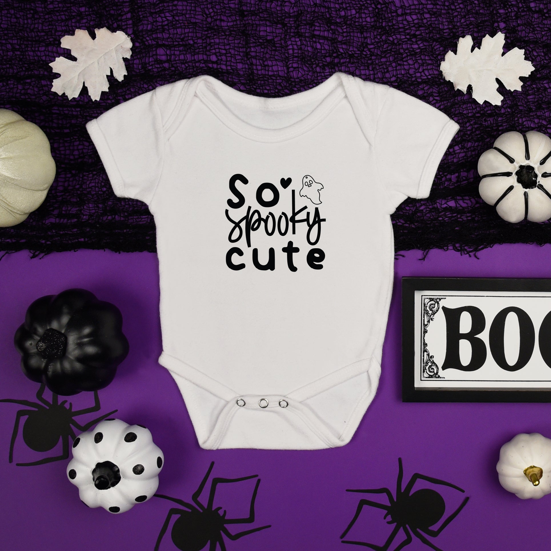 So Spooky Cute Halloween Baby Grow