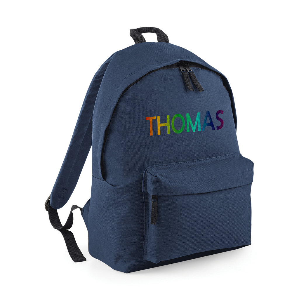 Rainbow Name Back Pack