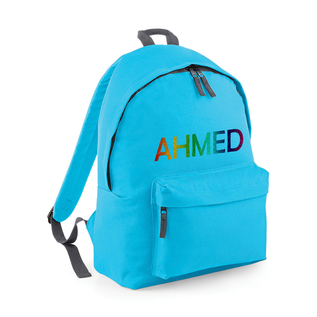 Rainbow Name Back Pack