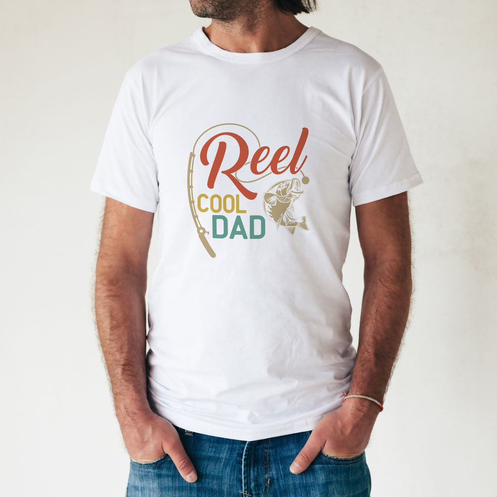 Reel Cool Dad Fishing Tshirt