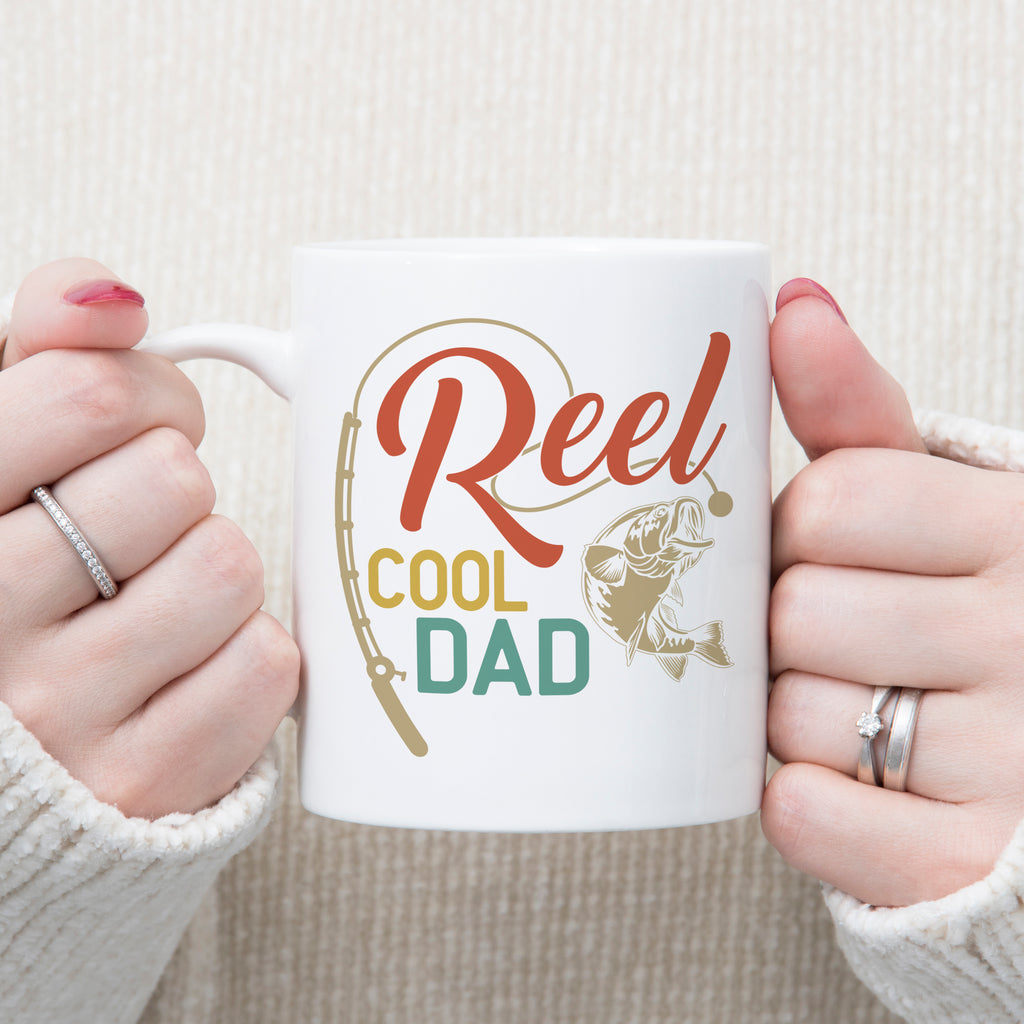 Reel Cool Dad Fishing Father's Day Mug