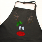 Reindeer Face Christmas Apron