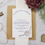 Personalised Wedding Thank You Stationery