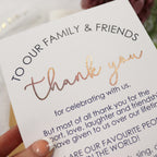 Personalised Wedding Thank You Stationery