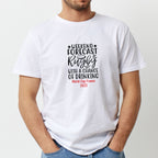 Rugby And Chance Of Drinking Tshirt