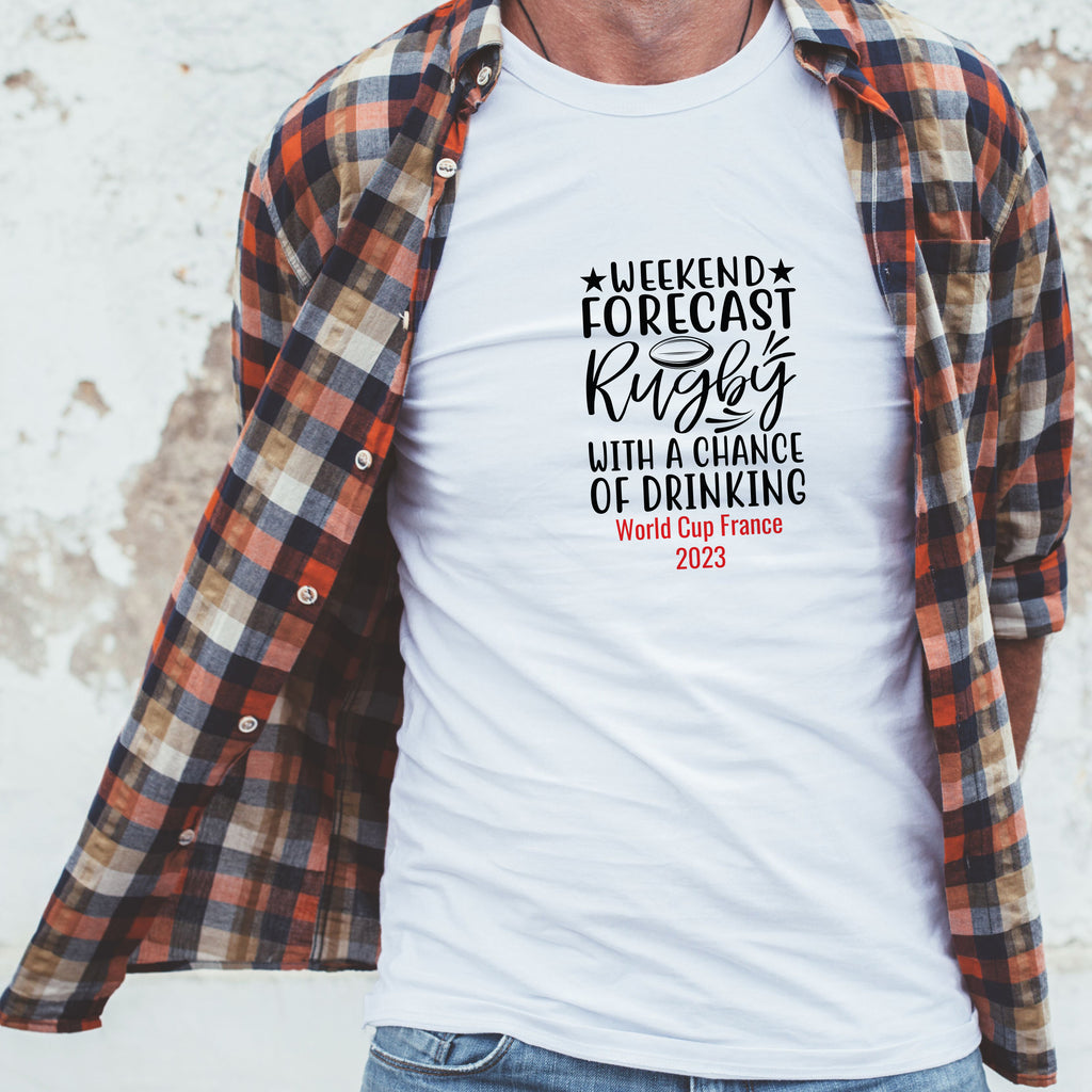 Rugby And Chance Of Drinking Tshirt