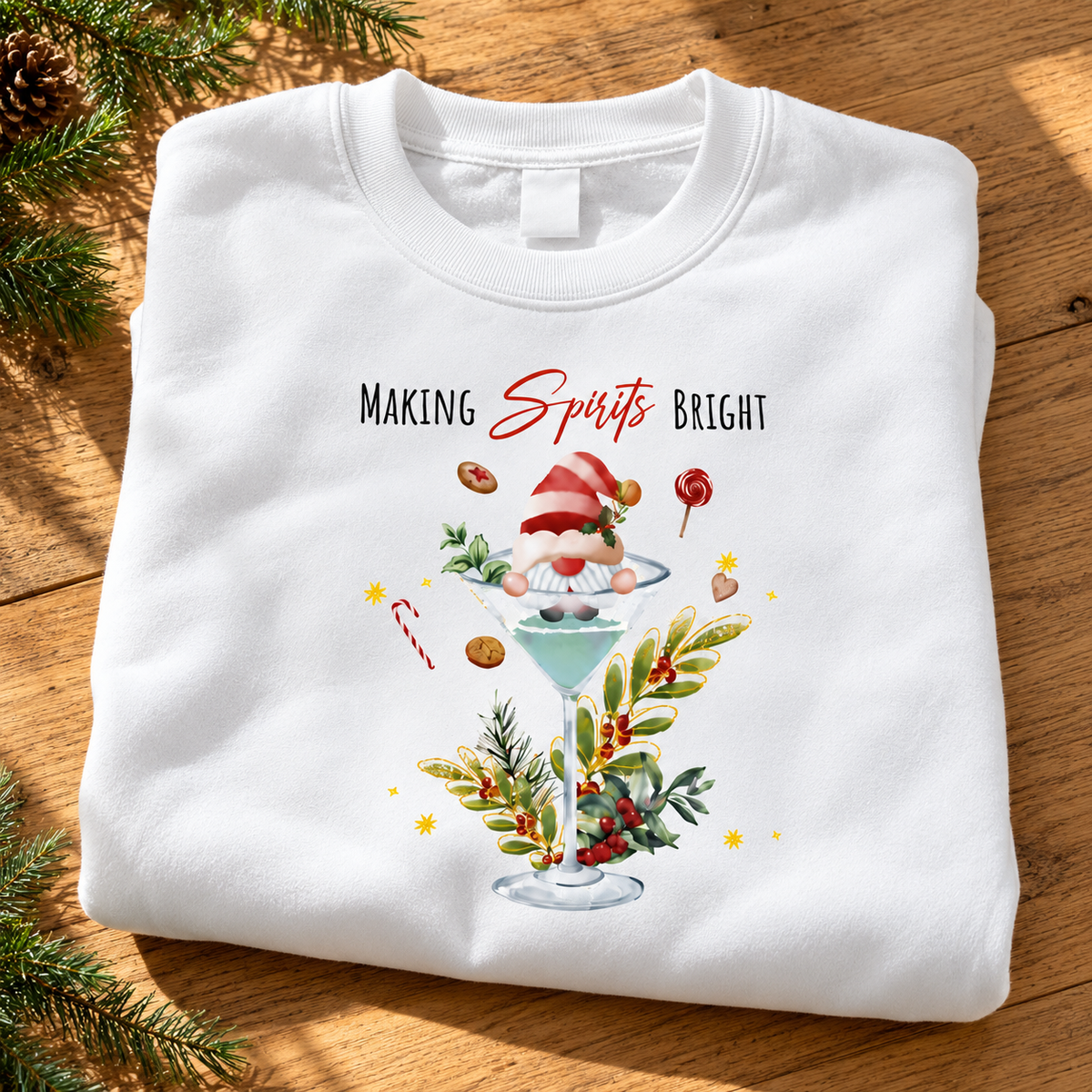 Making Spirits Bright Christmas Jumper