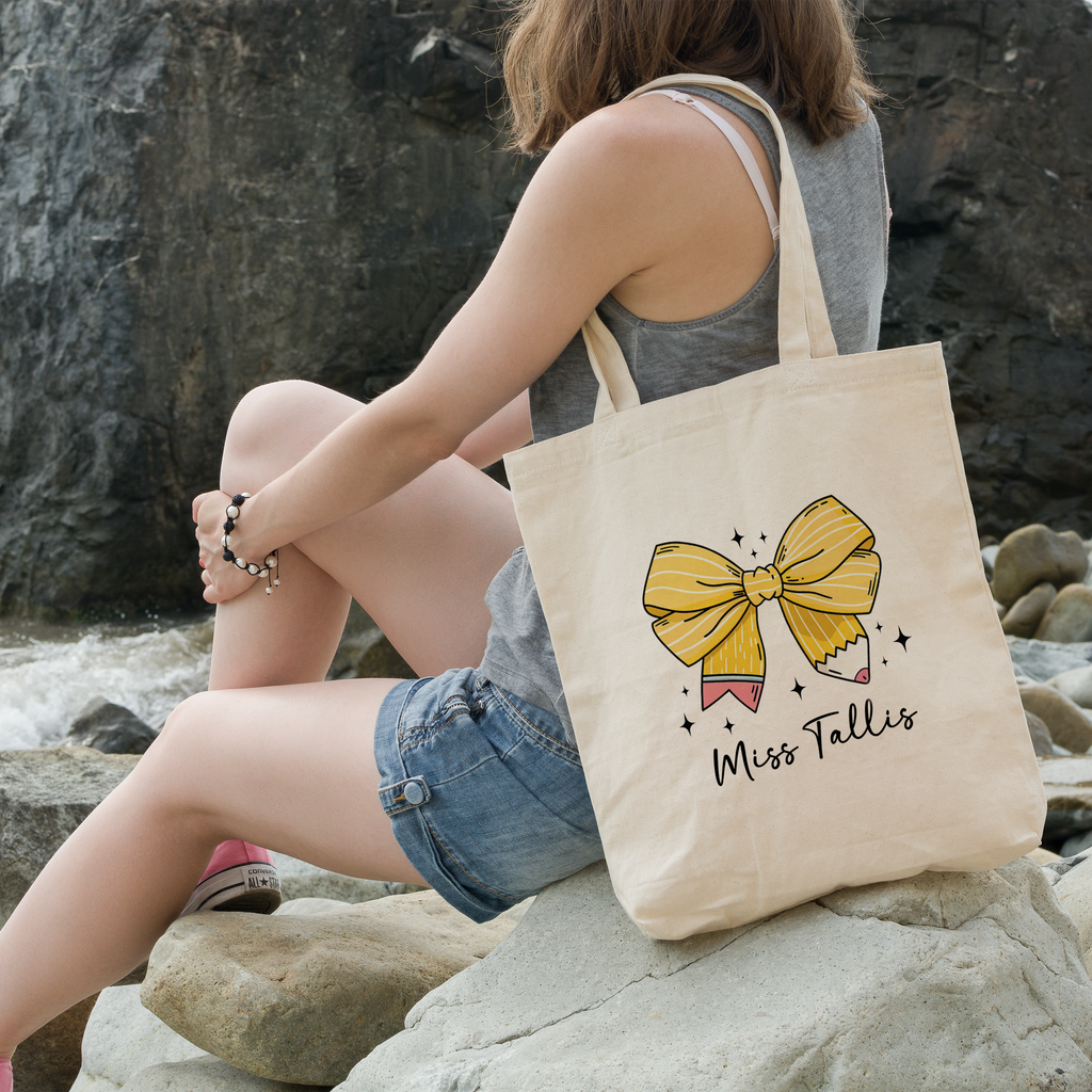 Thank You Teacher Personalised Tote