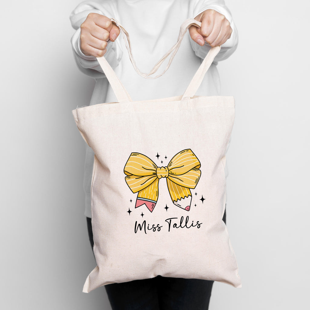 Thank You Teacher Personalised Tote