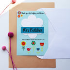 Plant A Flower Seed Paper Teacher Card