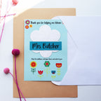 Plant A Flower Seed Paper Teacher Card