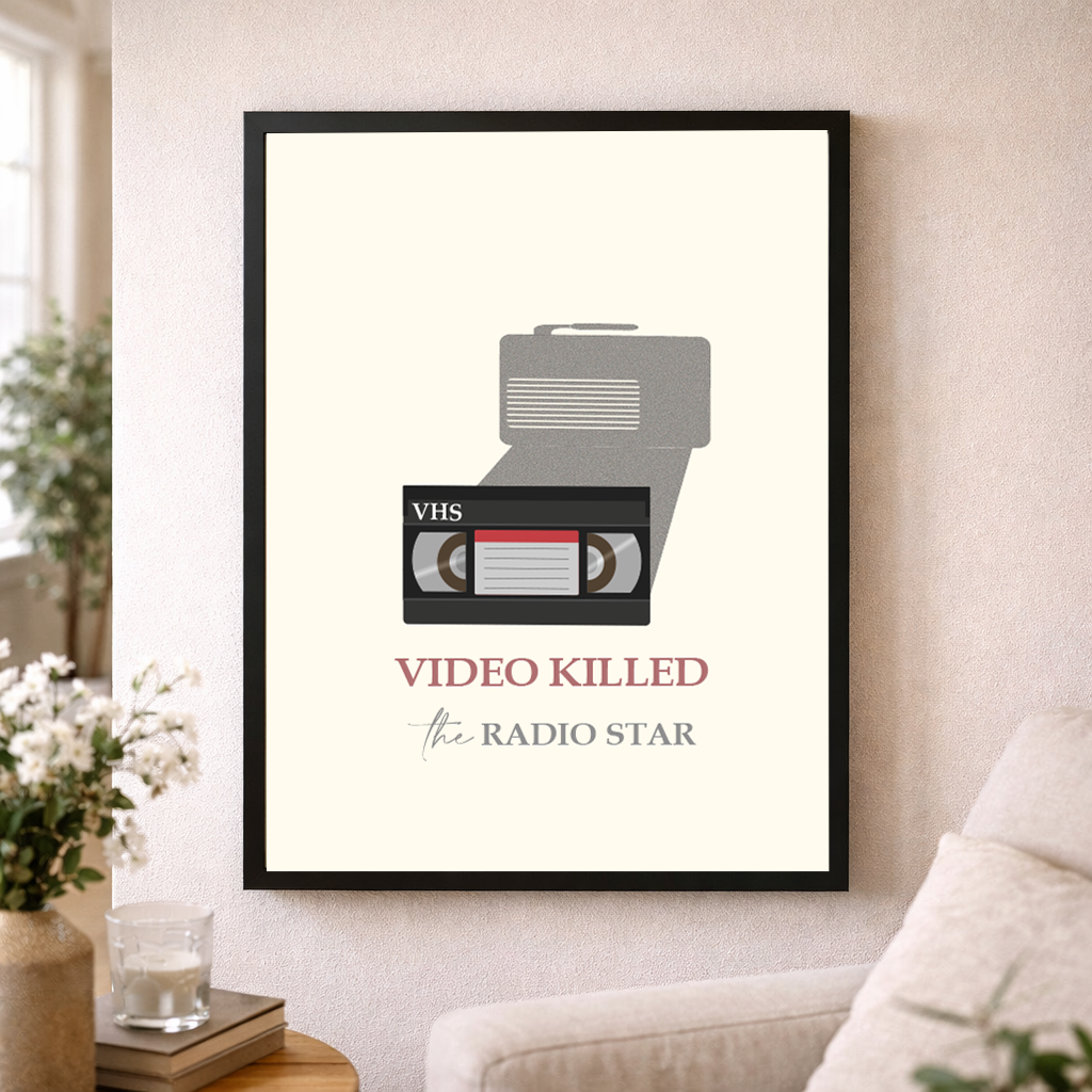 Video Killed The Radio Star Wall Art