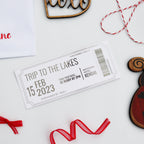 Personalised Valentine's Date Night Gold Foil Gift Ticket