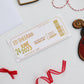 Father's Day Gold Foil Gift Ticket
