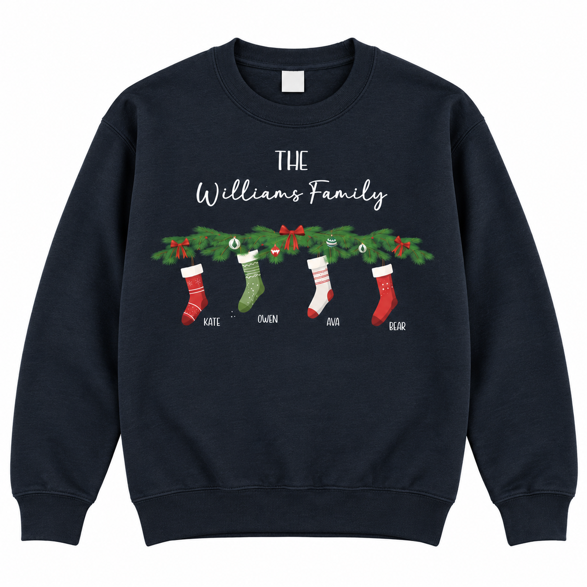 Personalised Family Christmas Jumper