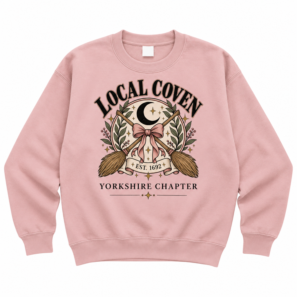 Personalised Local Coven Witchy Sweatshirt